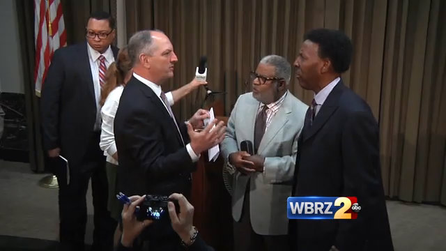 Gov. Edwards confronted by school leaders over voucher program