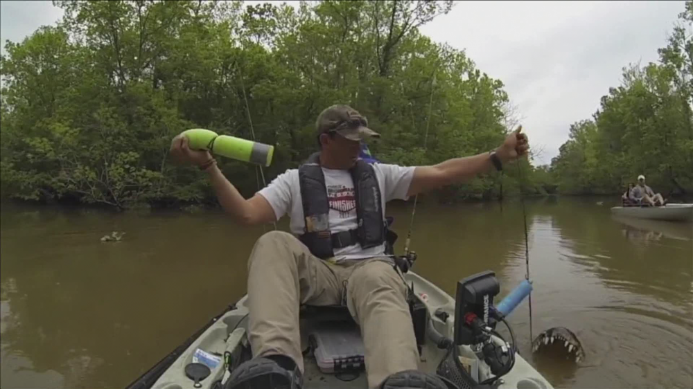 WATCH: Exclusive interview with gator kayakers