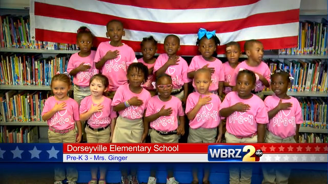 The Pledge of Allegiance: Dorseyville Elementary School