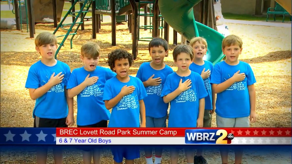The Pledge of Allegiance: BREC Lovett Road Park Summer Camp