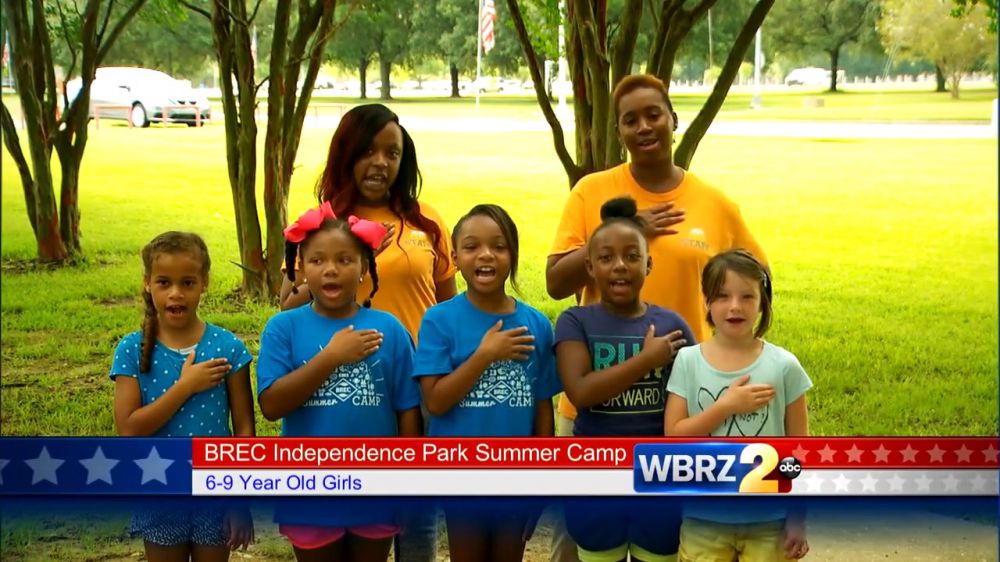 The Pledge of Allegiance: BREC Independence Park Summer Camp