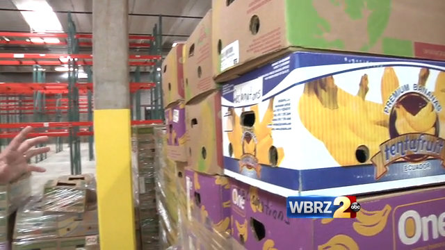 Baton Rouge food bank returns to warehouse after last month's flood