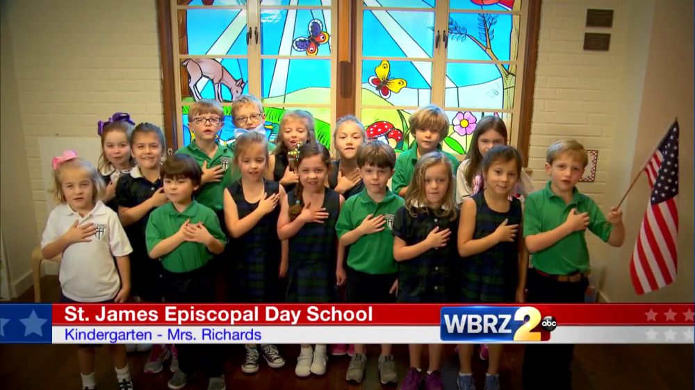 The Pledge of Allegiance: St. James Episcopal Day School