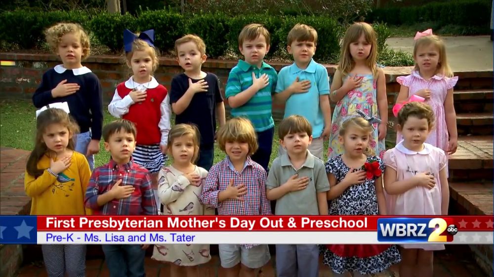 The Pledge of Allegiance: First Presbyterian Mother's Day Out and Preschool